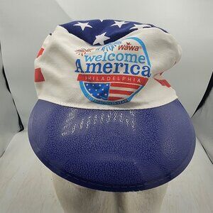 Wawa Welcome America Philadelphia Hat Red White Blue Outdoors Casual Festivals